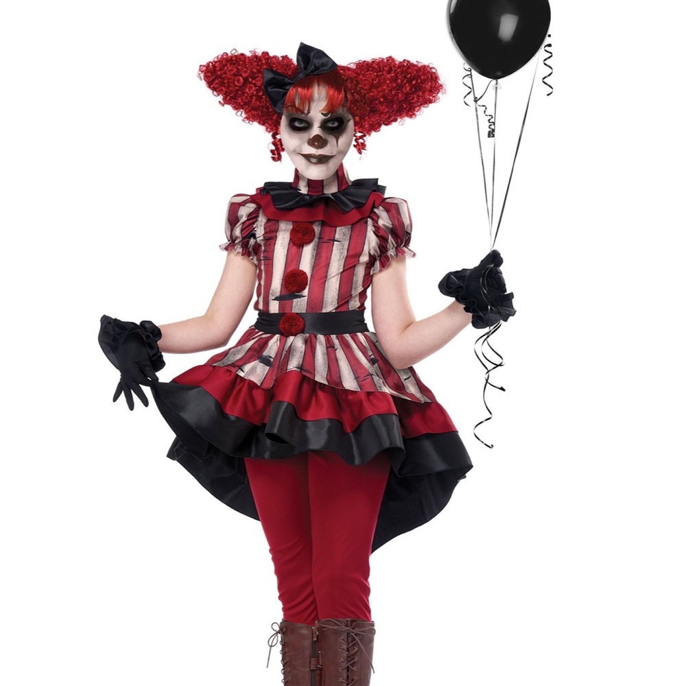 Brand New Wicked Klown Child Costume, Size Large